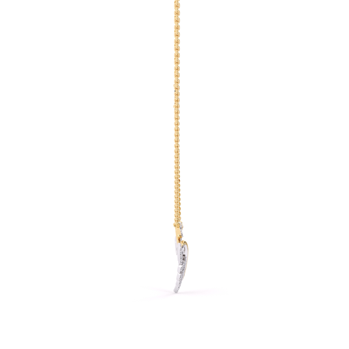 Religious Swastik & OM Diamond Gold Pendant